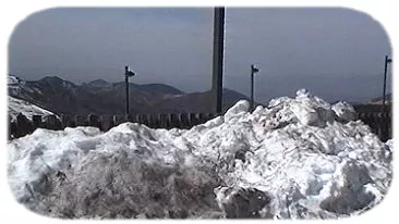 Sneeuw in de bergen
